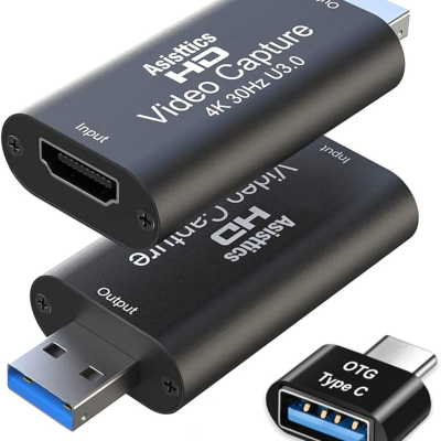 CAPTURADORA DE VIDEO USB 3.0 4K 30HZ
