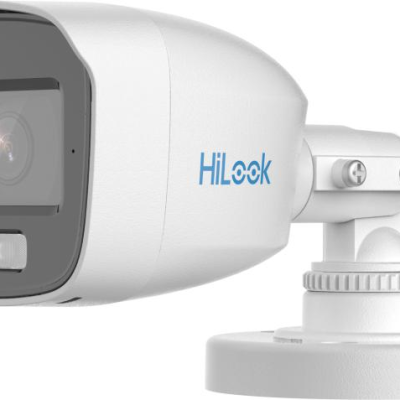 CAMARA HILOOK BULLET COLORVU 2MP THC-B129-PS PLASTICA CON AUDIO