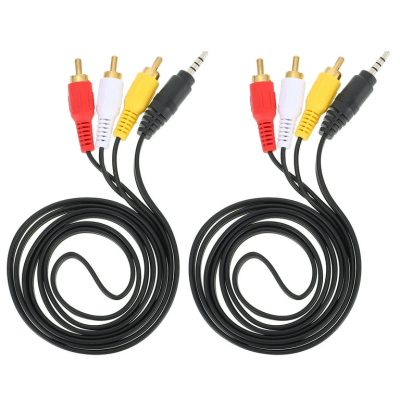 CABLE RCA AUDIO - VIDEO  1.5M (5 PIES)
